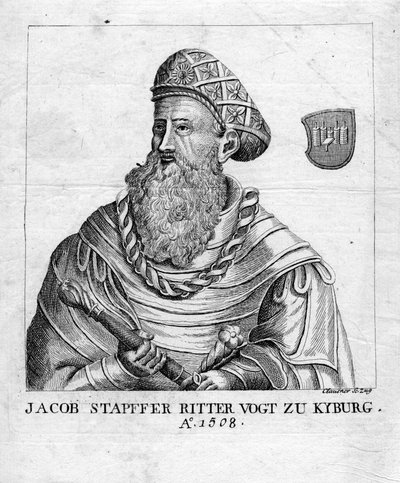 Engraved Portrait by Jakob Joseph Clausner